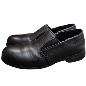 Hytest Safety Footwear Slip Resistant Black Rosie Work Safety Shoes Leat…